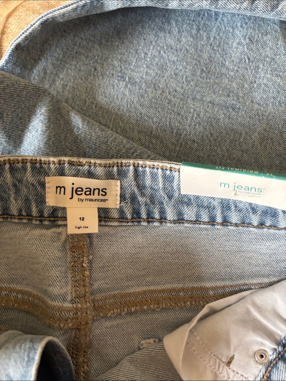 NWT-long denim shirt, 12 - Picture 5 of 6